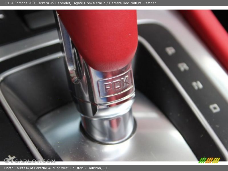 Agate Grey Metallic / Carrera Red Natural Leather 2014 Porsche 911 Carrera 4S Cabriolet