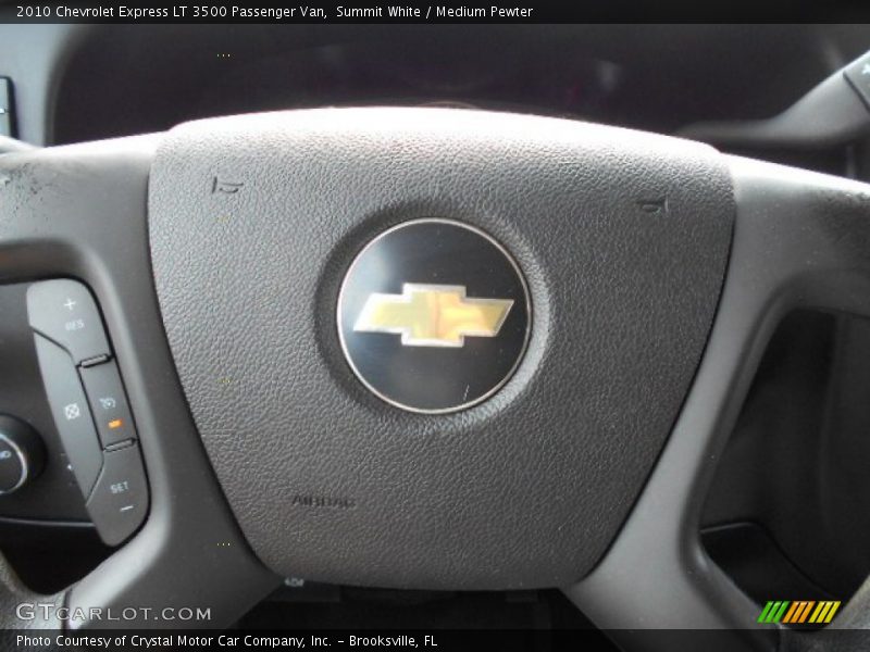 Summit White / Medium Pewter 2010 Chevrolet Express LT 3500 Passenger Van