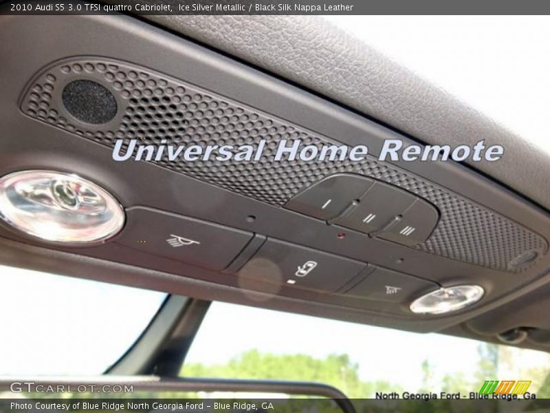 Ice Silver Metallic / Black Silk Nappa Leather 2010 Audi S5 3.0 TFSI quattro Cabriolet