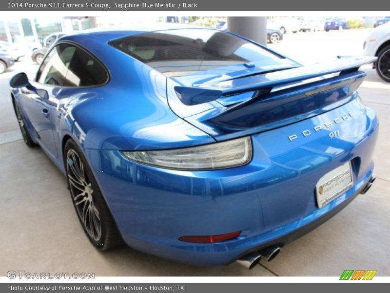 Sapphire Blue Metallic / Black 2014 Porsche 911 Carrera S Coupe