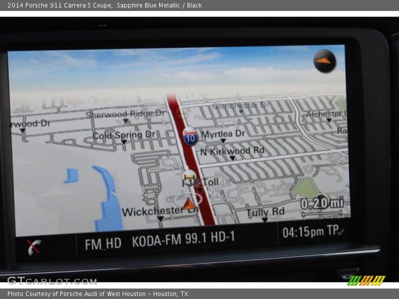 Sapphire Blue Metallic / Black 2014 Porsche 911 Carrera S Coupe