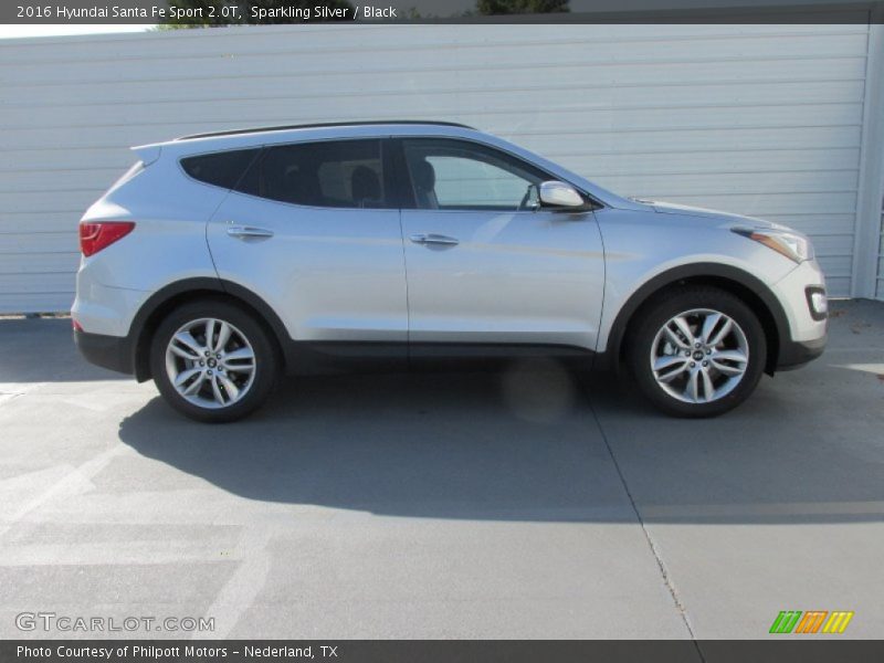 Sparkling Silver / Black 2016 Hyundai Santa Fe Sport 2.0T