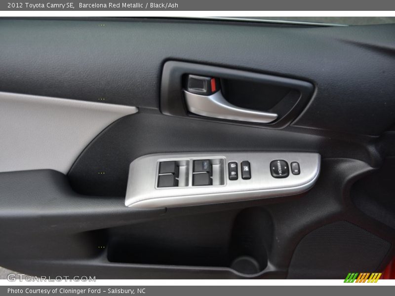 Barcelona Red Metallic / Black/Ash 2012 Toyota Camry SE