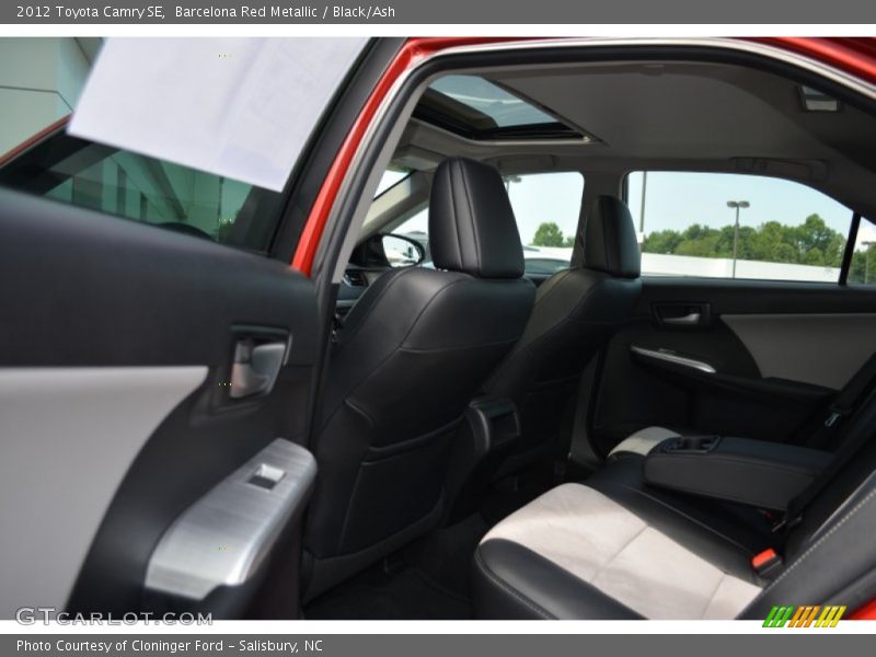 Barcelona Red Metallic / Black/Ash 2012 Toyota Camry SE