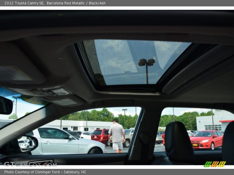 Barcelona Red Metallic / Black/Ash 2012 Toyota Camry SE