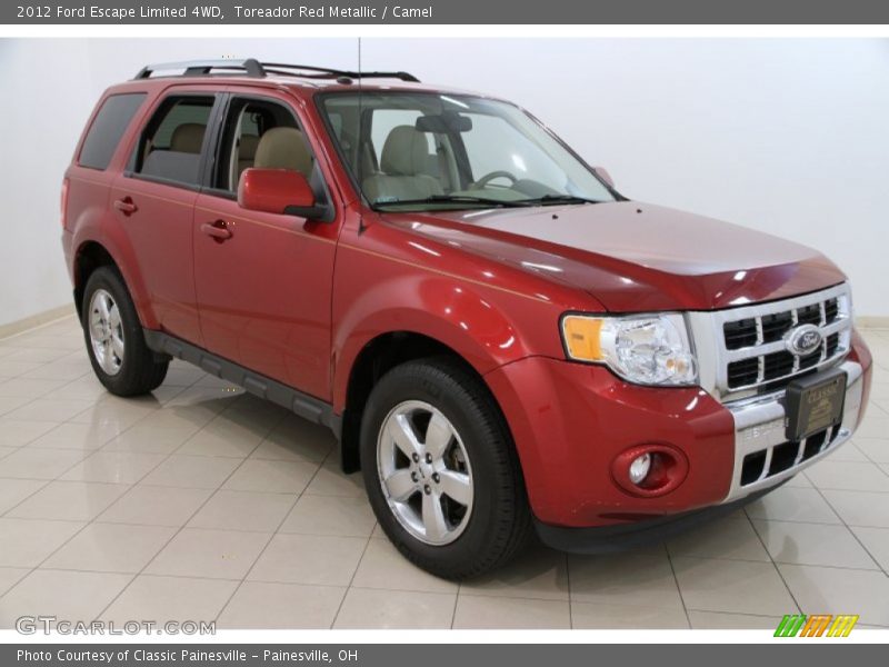 Toreador Red Metallic / Camel 2012 Ford Escape Limited 4WD