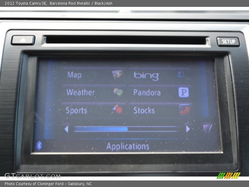 Barcelona Red Metallic / Black/Ash 2012 Toyota Camry SE