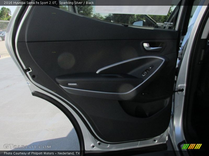 Sparkling Silver / Black 2016 Hyundai Santa Fe Sport 2.0T