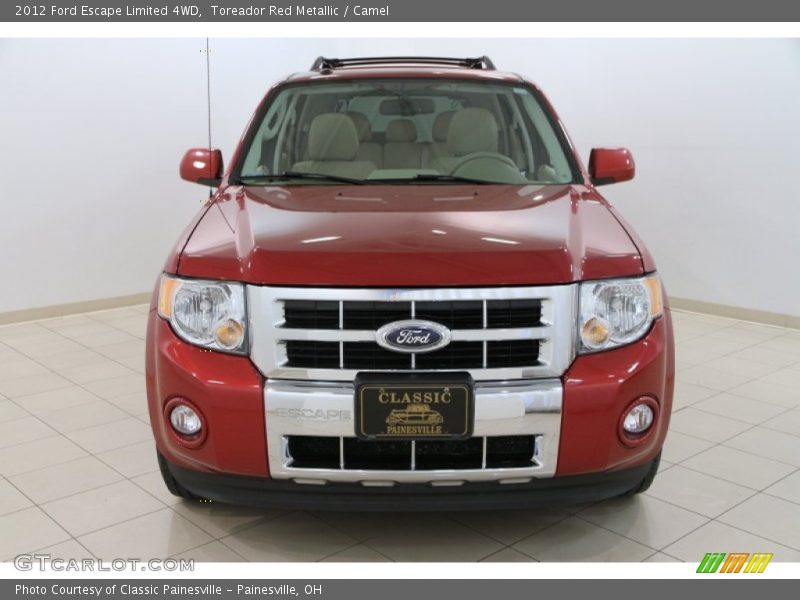 Toreador Red Metallic / Camel 2012 Ford Escape Limited 4WD