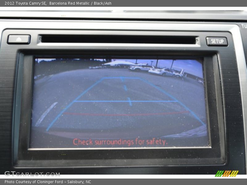 Barcelona Red Metallic / Black/Ash 2012 Toyota Camry SE