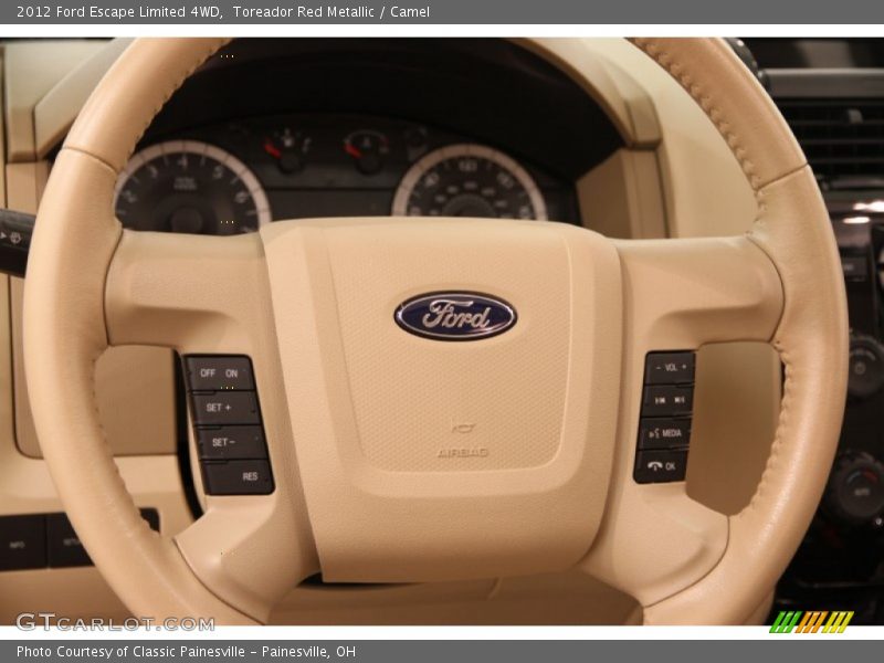 Toreador Red Metallic / Camel 2012 Ford Escape Limited 4WD