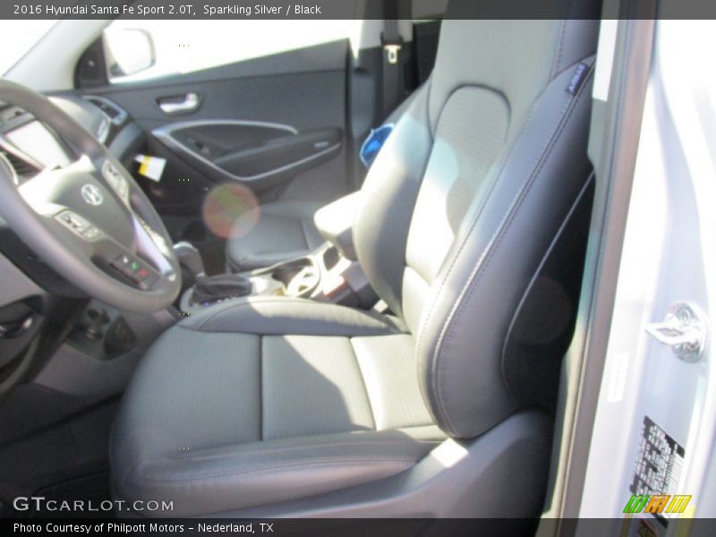 Sparkling Silver / Black 2016 Hyundai Santa Fe Sport 2.0T