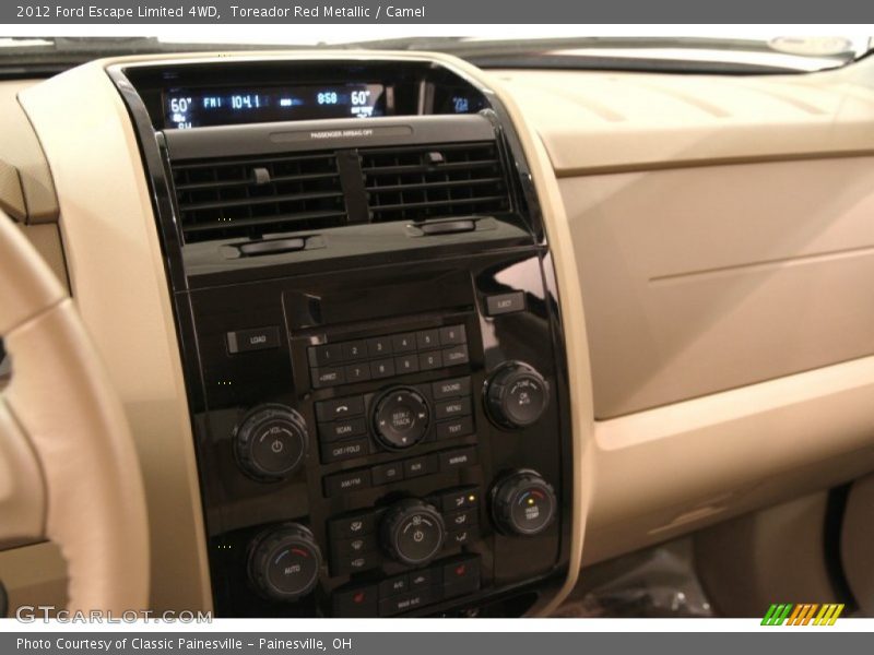 Toreador Red Metallic / Camel 2012 Ford Escape Limited 4WD