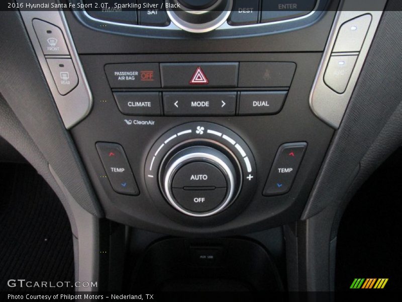Sparkling Silver / Black 2016 Hyundai Santa Fe Sport 2.0T