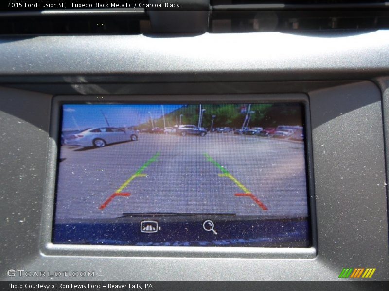 Tuxedo Black Metallic / Charcoal Black 2015 Ford Fusion SE