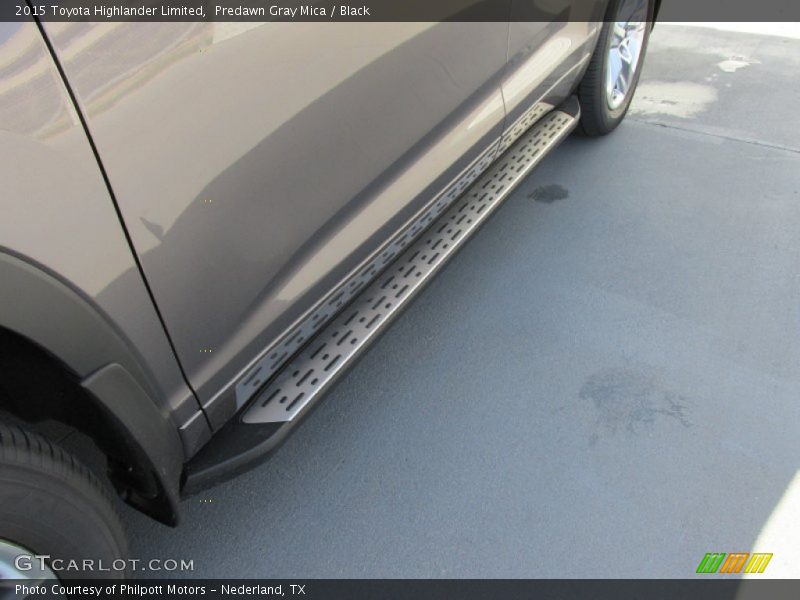 Predawn Gray Mica / Black 2015 Toyota Highlander Limited