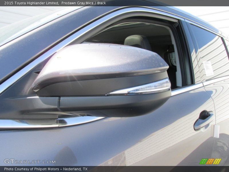Predawn Gray Mica / Black 2015 Toyota Highlander Limited