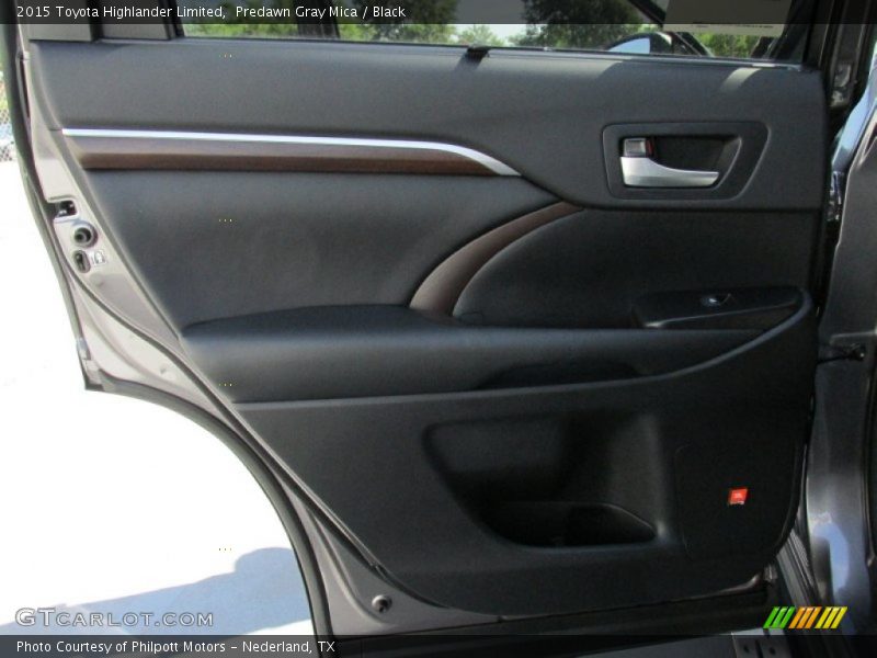 Predawn Gray Mica / Black 2015 Toyota Highlander Limited
