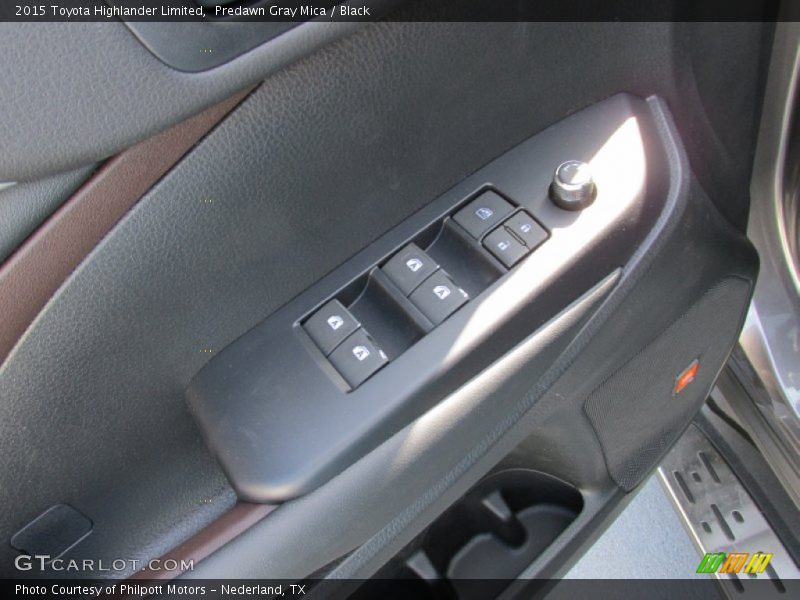 Predawn Gray Mica / Black 2015 Toyota Highlander Limited