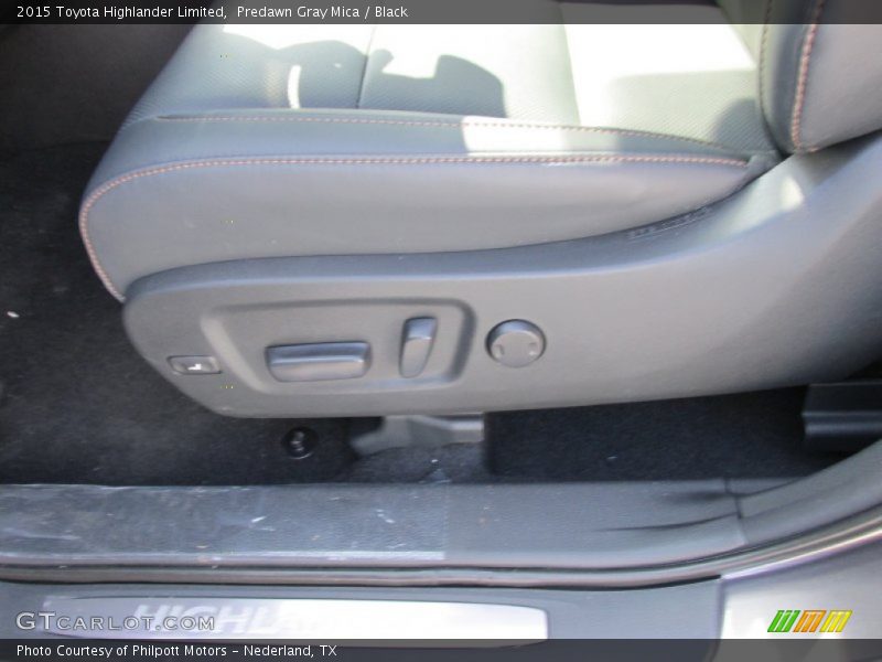 Predawn Gray Mica / Black 2015 Toyota Highlander Limited