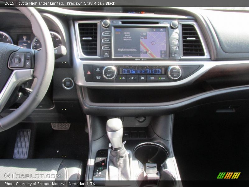 Predawn Gray Mica / Black 2015 Toyota Highlander Limited