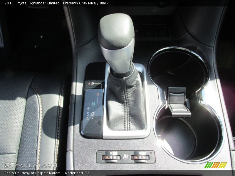 Predawn Gray Mica / Black 2015 Toyota Highlander Limited