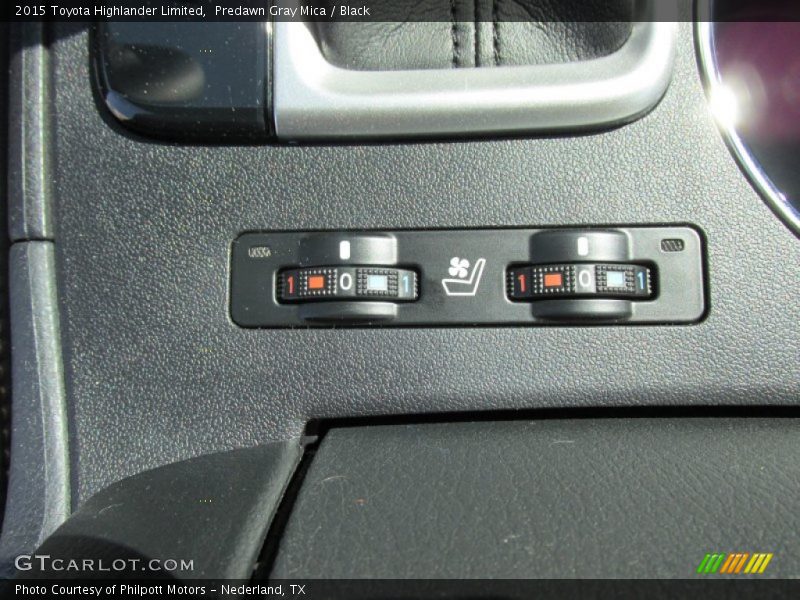 Predawn Gray Mica / Black 2015 Toyota Highlander Limited