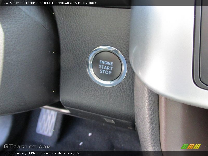 Predawn Gray Mica / Black 2015 Toyota Highlander Limited