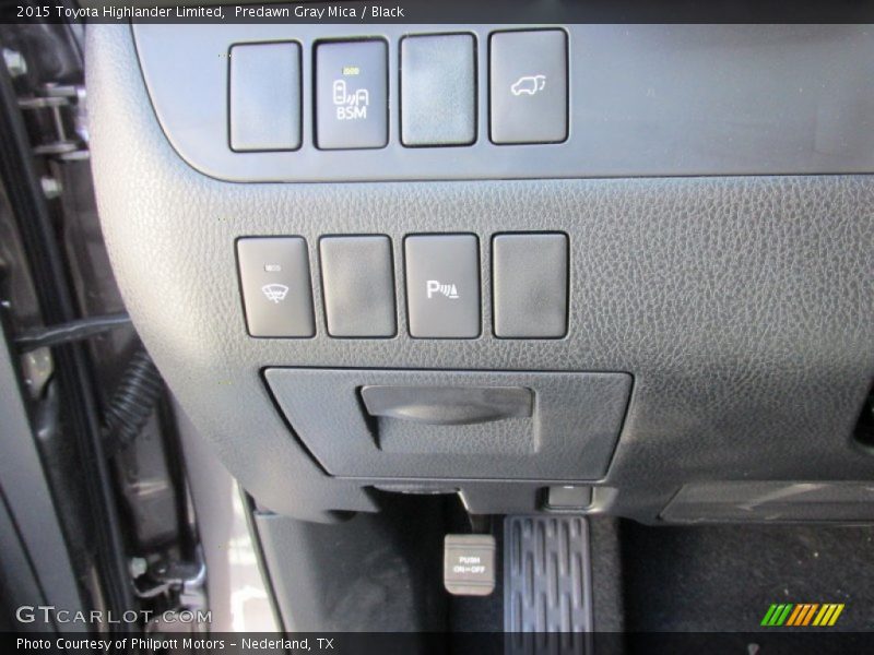 Predawn Gray Mica / Black 2015 Toyota Highlander Limited