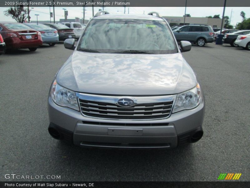 Steel Silver Metallic / Platinum 2009 Subaru Forester 2.5 X Premium
