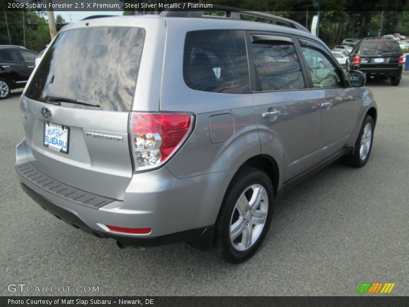 Steel Silver Metallic / Platinum 2009 Subaru Forester 2.5 X Premium