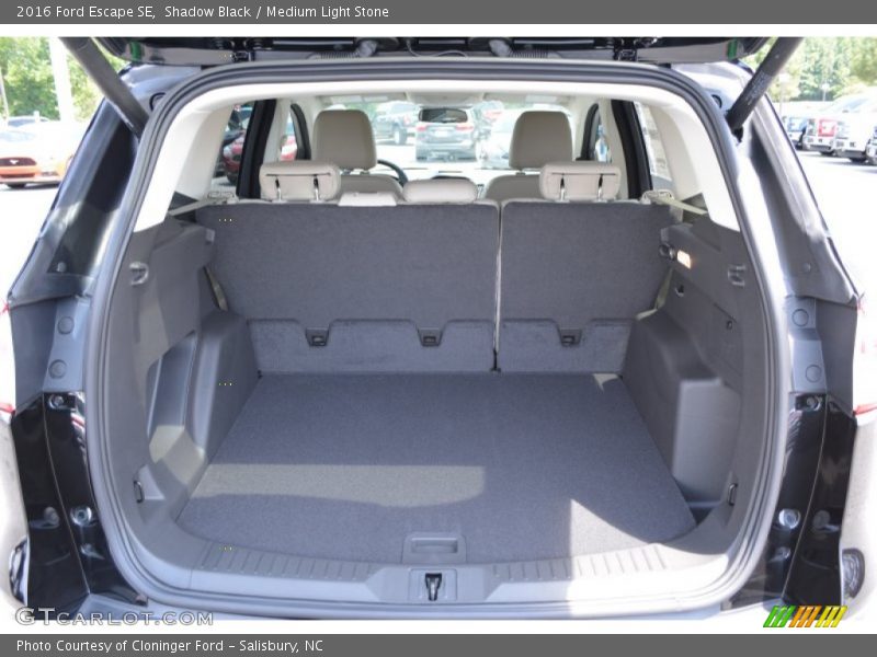 Shadow Black / Medium Light Stone 2016 Ford Escape SE