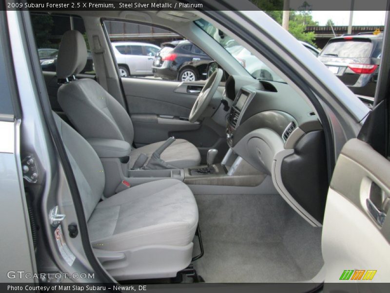 Steel Silver Metallic / Platinum 2009 Subaru Forester 2.5 X Premium