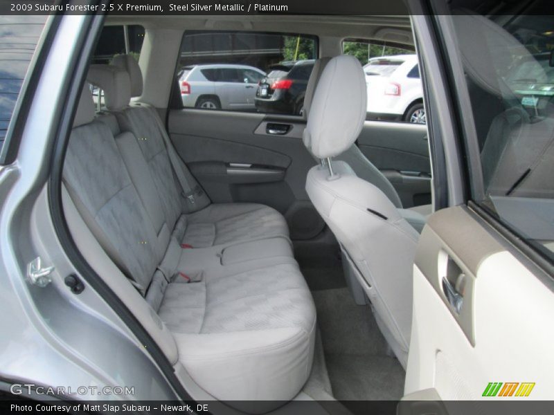 Rear Seat of 2009 Forester 2.5 X Premium