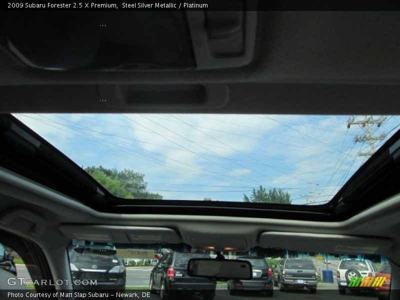 Steel Silver Metallic / Platinum 2009 Subaru Forester 2.5 X Premium