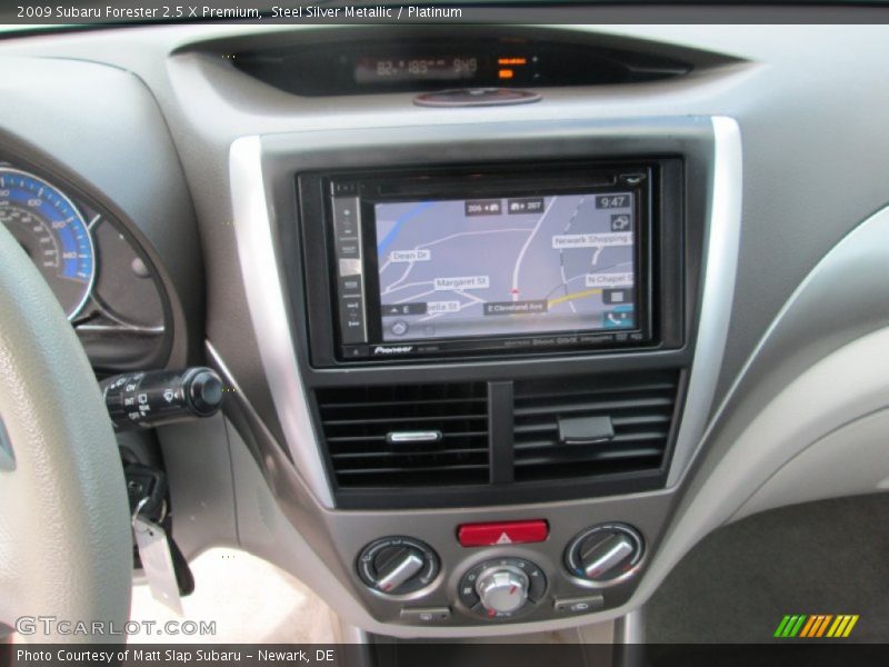 Steel Silver Metallic / Platinum 2009 Subaru Forester 2.5 X Premium