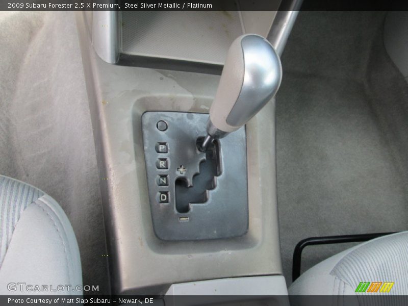 Steel Silver Metallic / Platinum 2009 Subaru Forester 2.5 X Premium