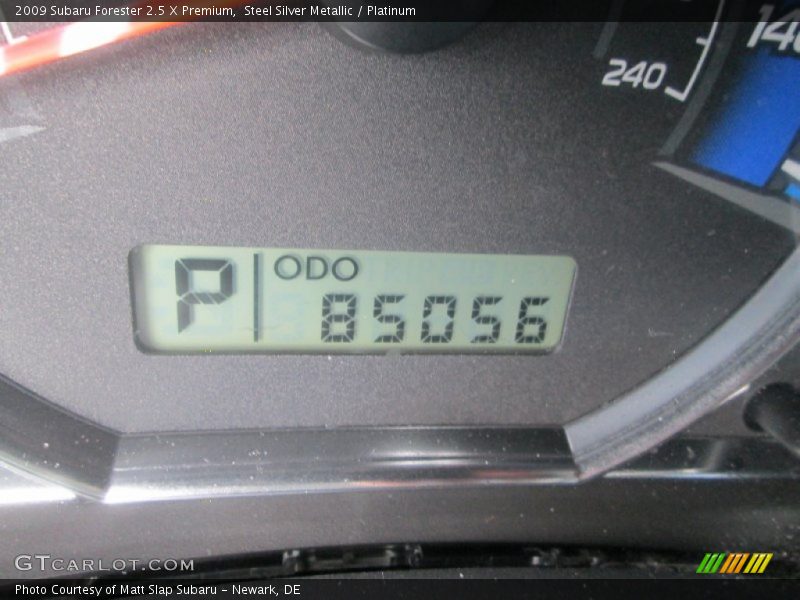 Steel Silver Metallic / Platinum 2009 Subaru Forester 2.5 X Premium