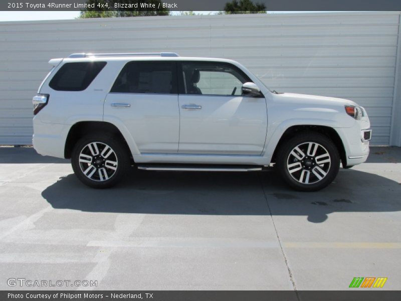 Blizzard White / Black 2015 Toyota 4Runner Limited 4x4