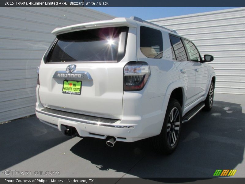 Blizzard White / Black 2015 Toyota 4Runner Limited 4x4