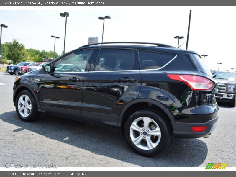 Shadow Black / Medium Light Stone 2016 Ford Escape SE