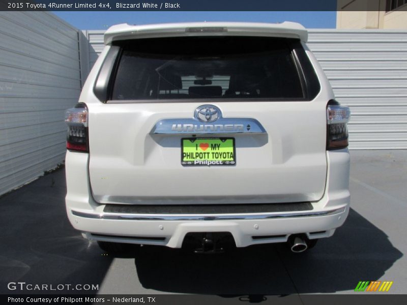Blizzard White / Black 2015 Toyota 4Runner Limited 4x4