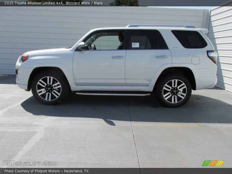 Blizzard White / Black 2015 Toyota 4Runner Limited 4x4