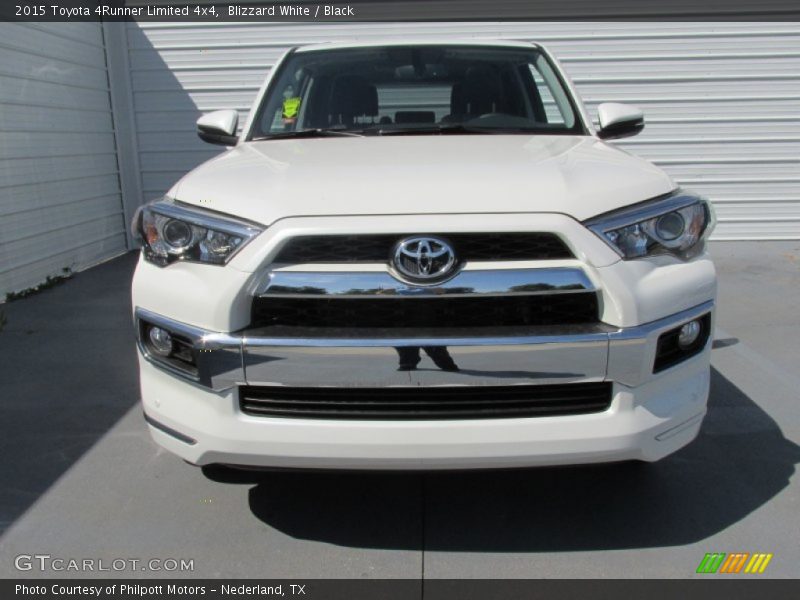 Blizzard White / Black 2015 Toyota 4Runner Limited 4x4