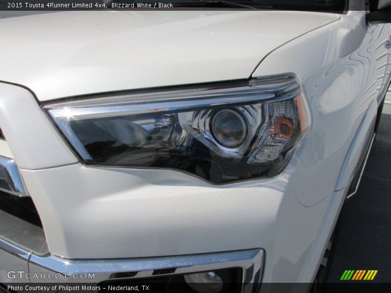 Blizzard White / Black 2015 Toyota 4Runner Limited 4x4
