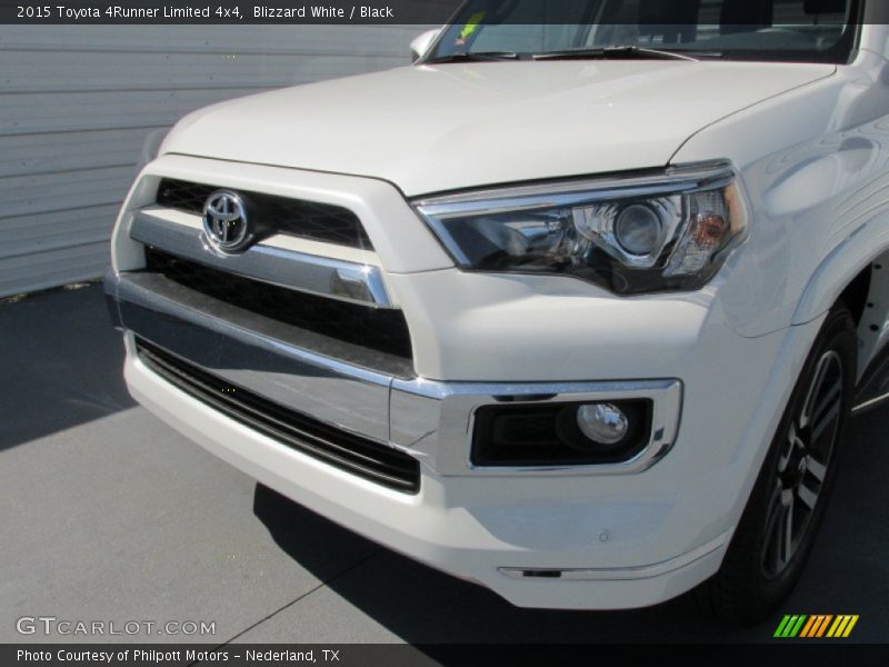 Blizzard White / Black 2015 Toyota 4Runner Limited 4x4