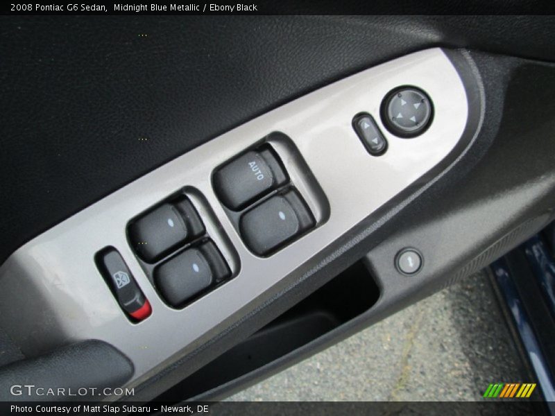 Midnight Blue Metallic / Ebony Black 2008 Pontiac G6 Sedan