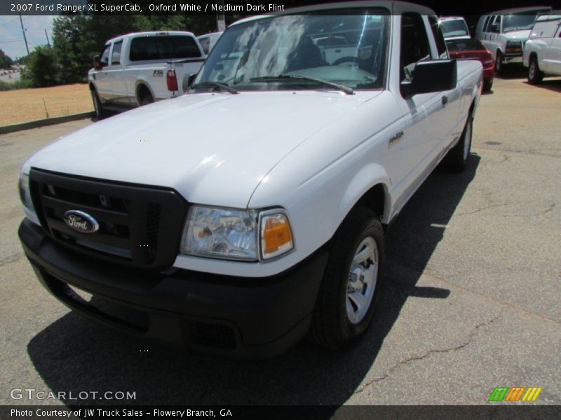 Oxford White / Medium Dark Flint 2007 Ford Ranger XL SuperCab