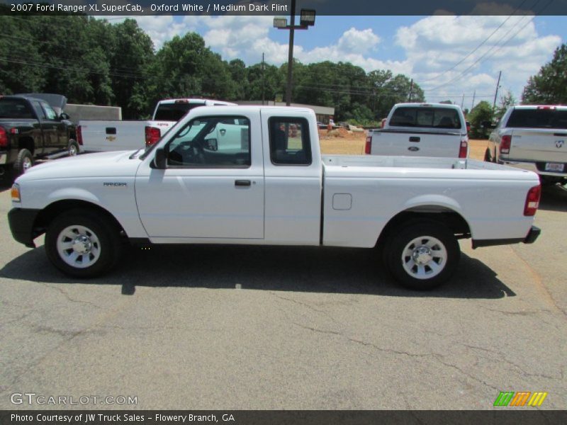 Oxford White / Medium Dark Flint 2007 Ford Ranger XL SuperCab