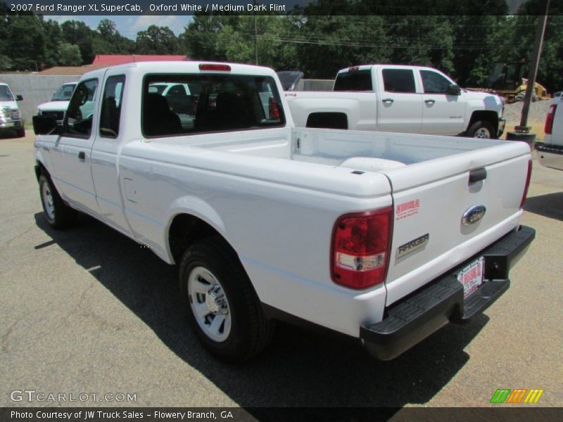 Oxford White / Medium Dark Flint 2007 Ford Ranger XL SuperCab